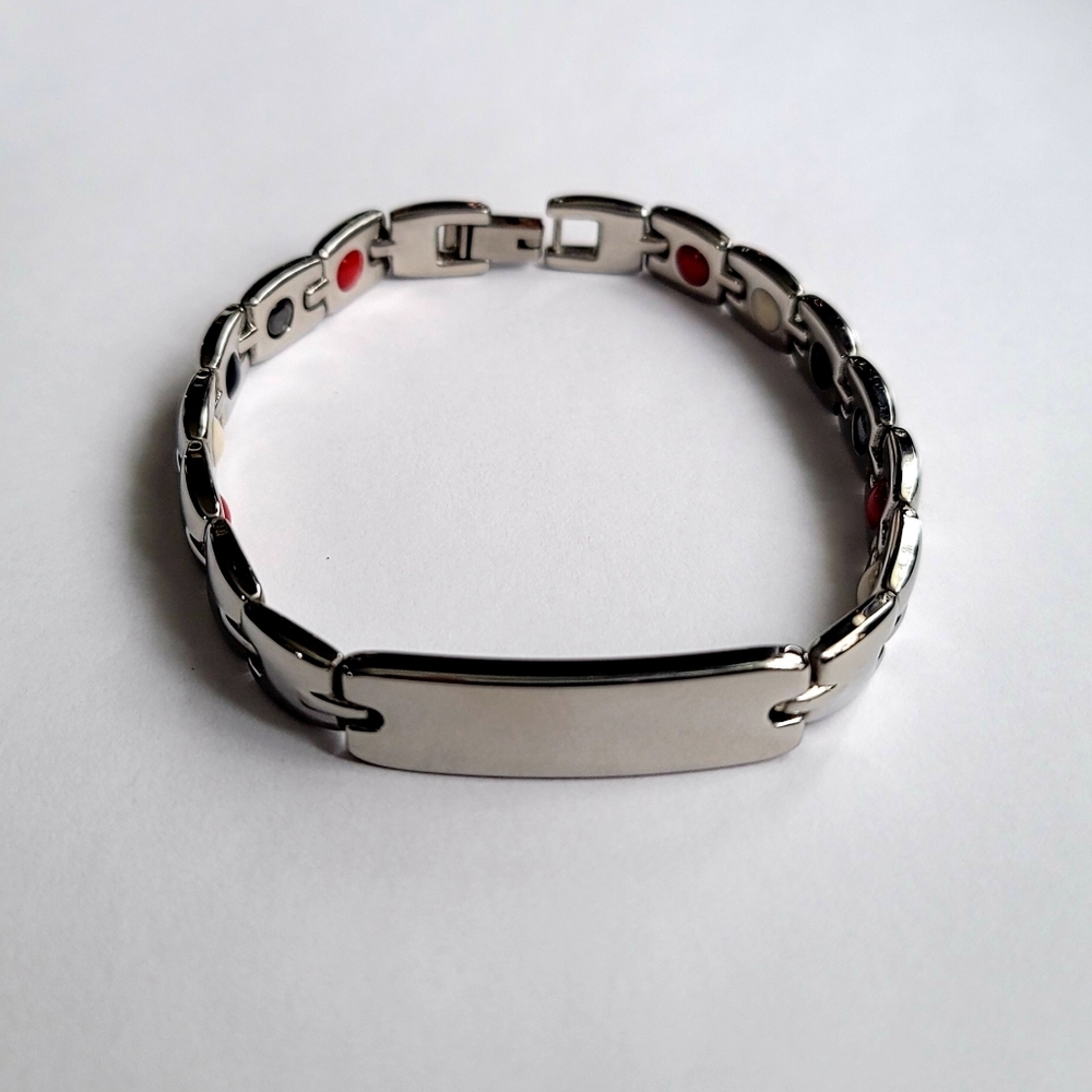 German Silver Plated Stainless Steel Bracelet